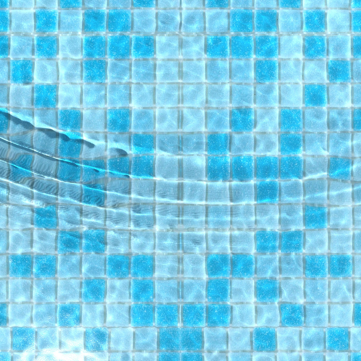Paradise Tahiti Glass Mosaic Pool Safe 300x300mm under water
