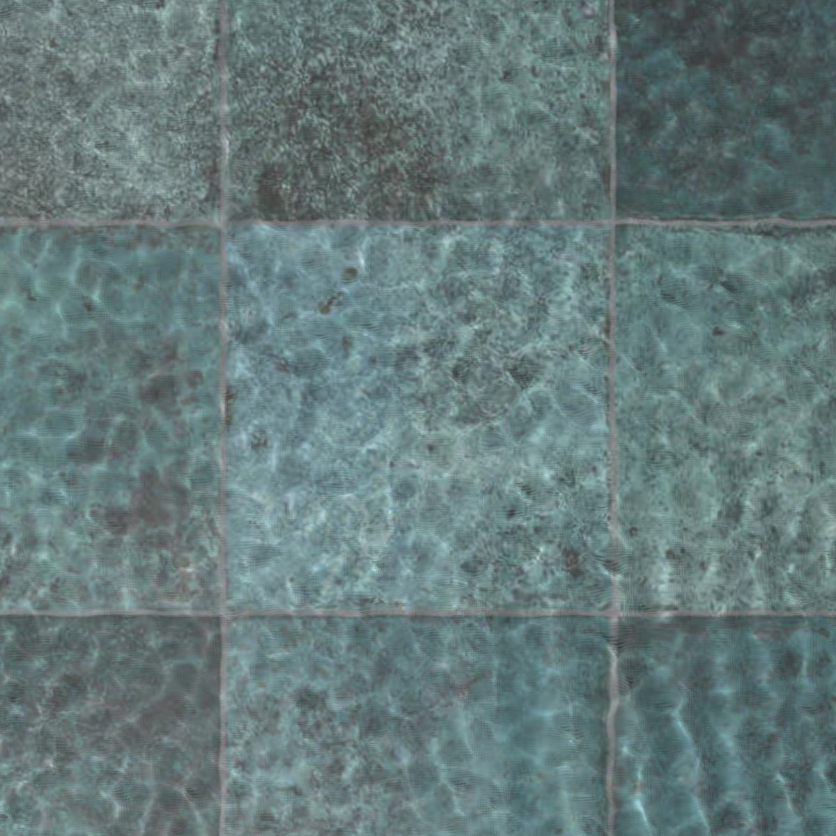Tahiti Turquoise Anti-Slip 147x147mm under water