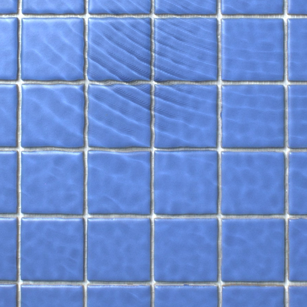 VitrA Azure Blue Matt Mosaic 50x50mm under water