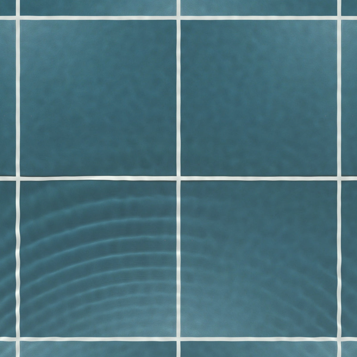 VitrA Dark Turquoise Matt 200x200mm under water