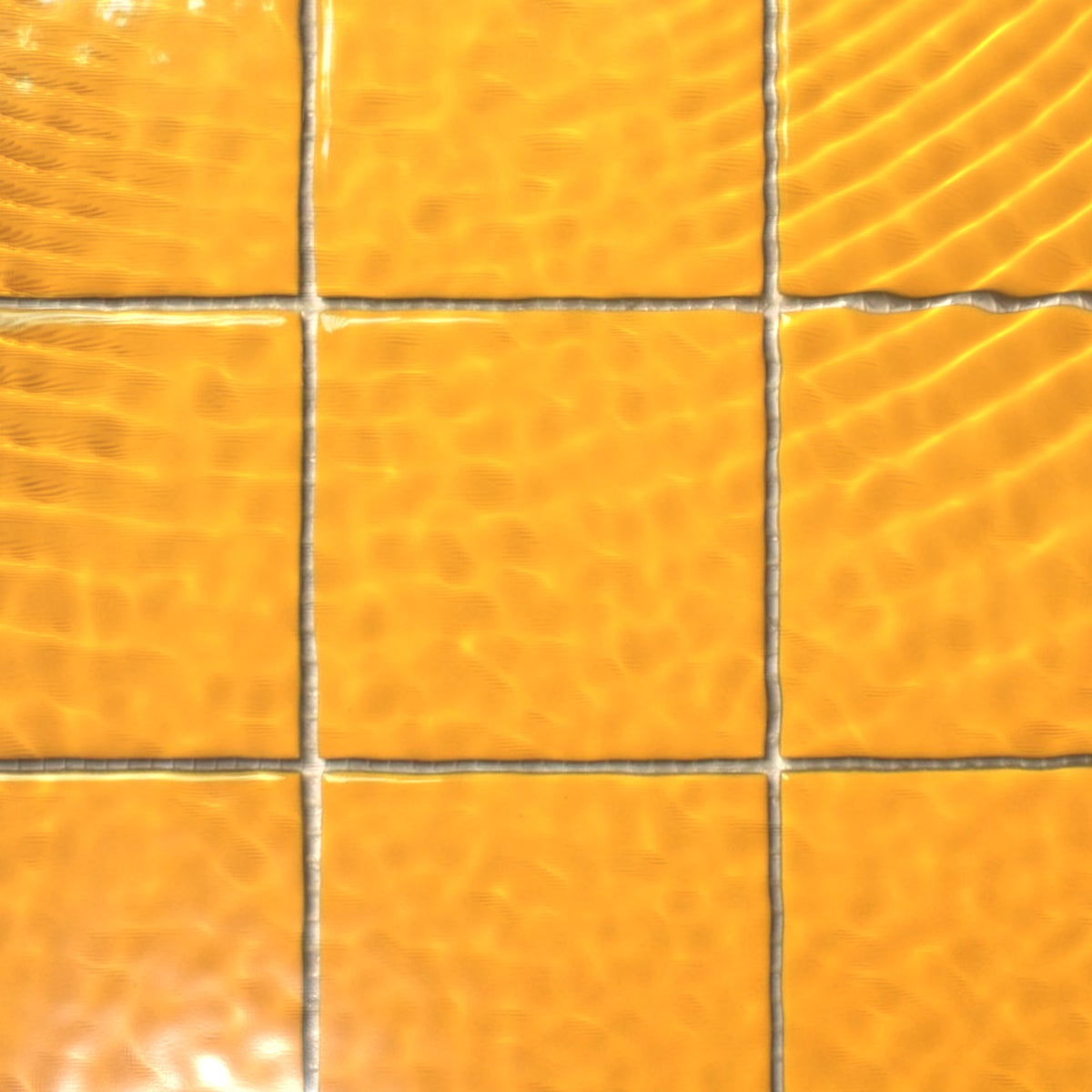 VitrA Dark Yellow Gloss Mosaic 100x100mm under water
