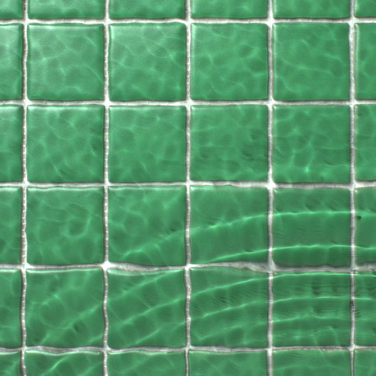VitrA Lush Green Matt Mosaic 50x50mm under water