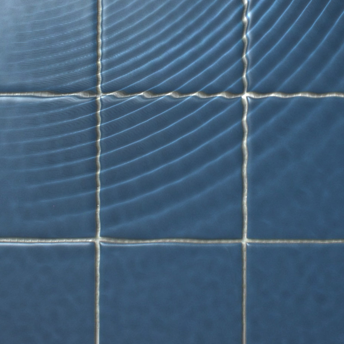 VitrA Ocean Blue Matt Mosaic 100x100mm under water