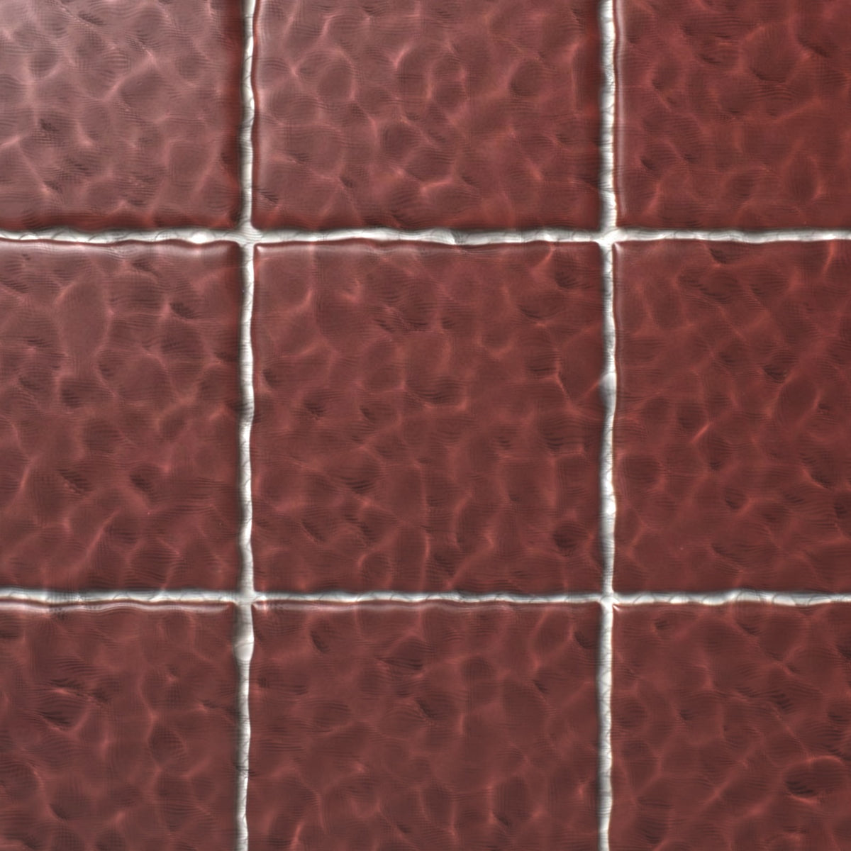 VitrA Oxide Red Matt Mosaic 100x100mm under water