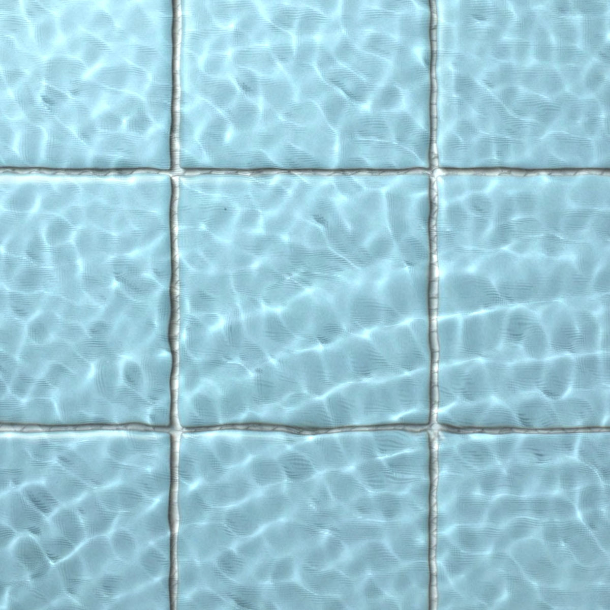 VitrA Pool Blue Matt Mosaic 100x100mm under water