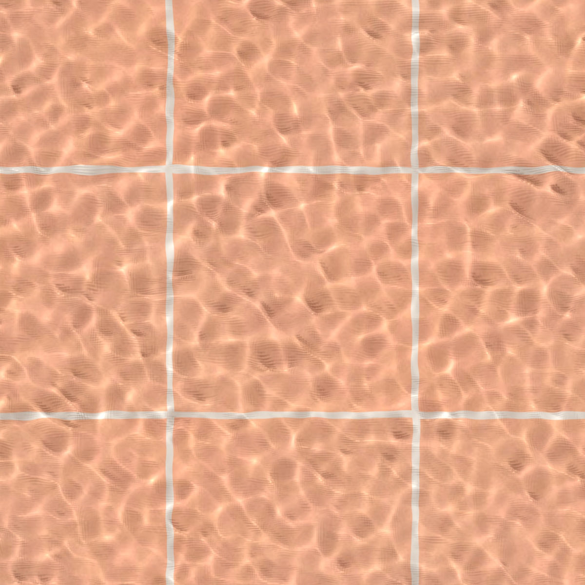 VitrA Rose Cream Matt Mosaic 100x100mm under water