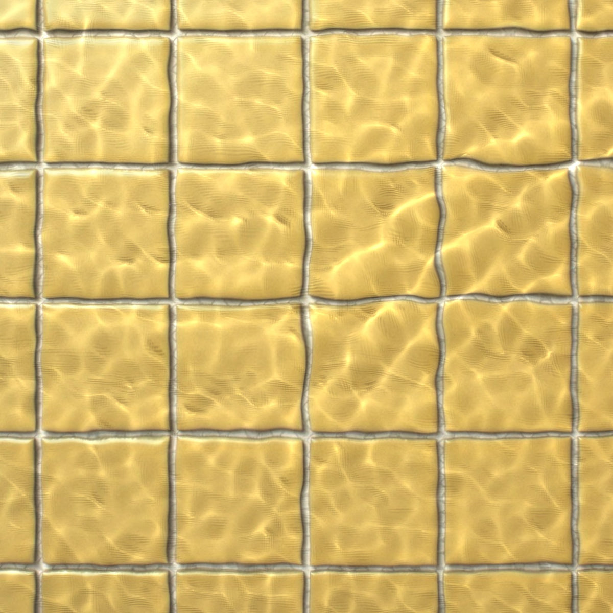 VitrA Sand Yellow Matt Mosaic 50x50mm under water