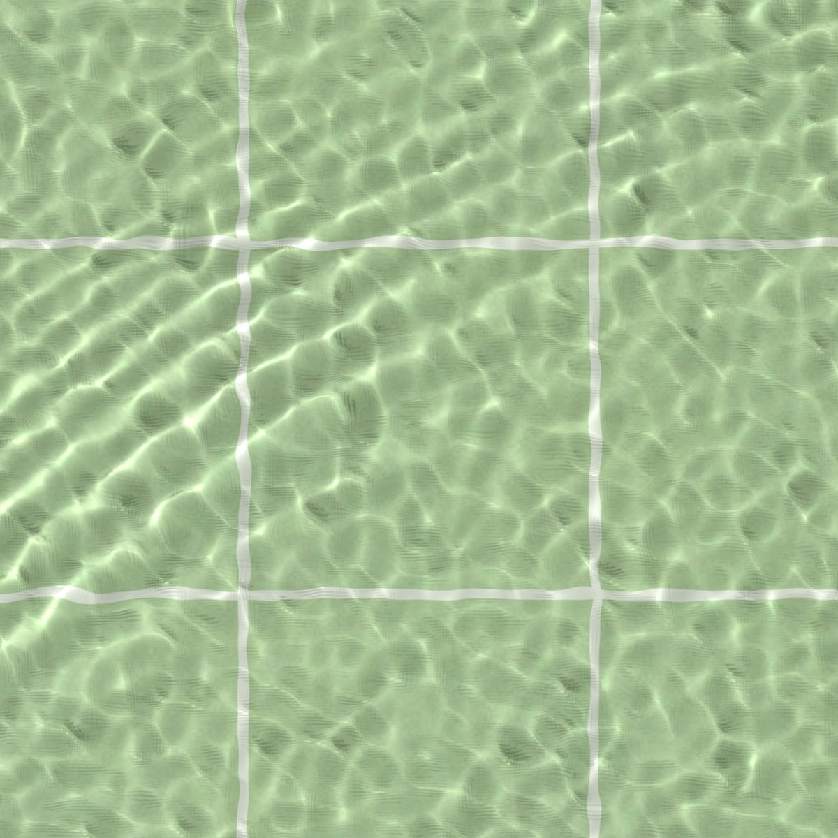 VitrA Soap Green Matt Mosaic 100x100mm under water