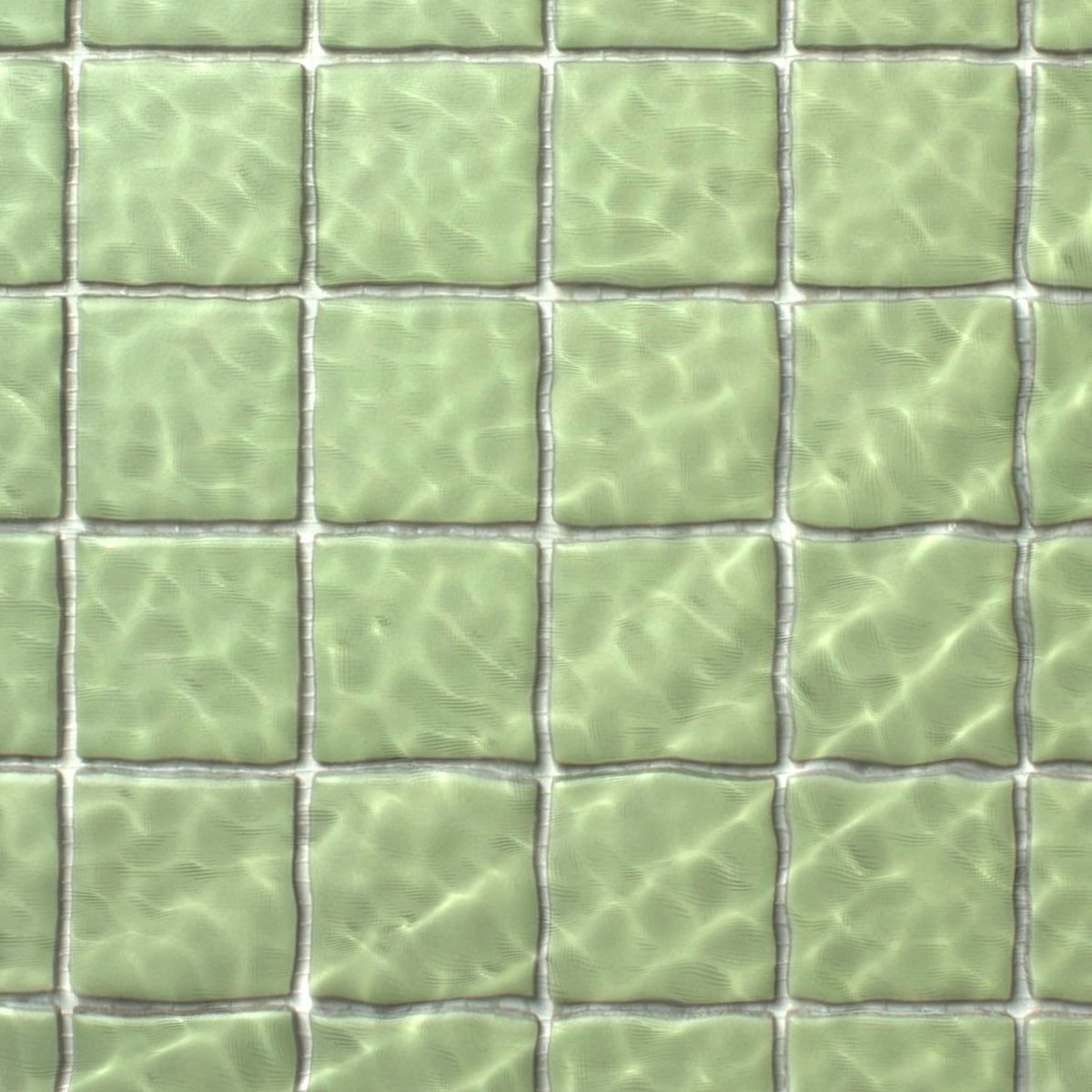 VitrA Soap Green Matt Mosaic 50x50mm under water