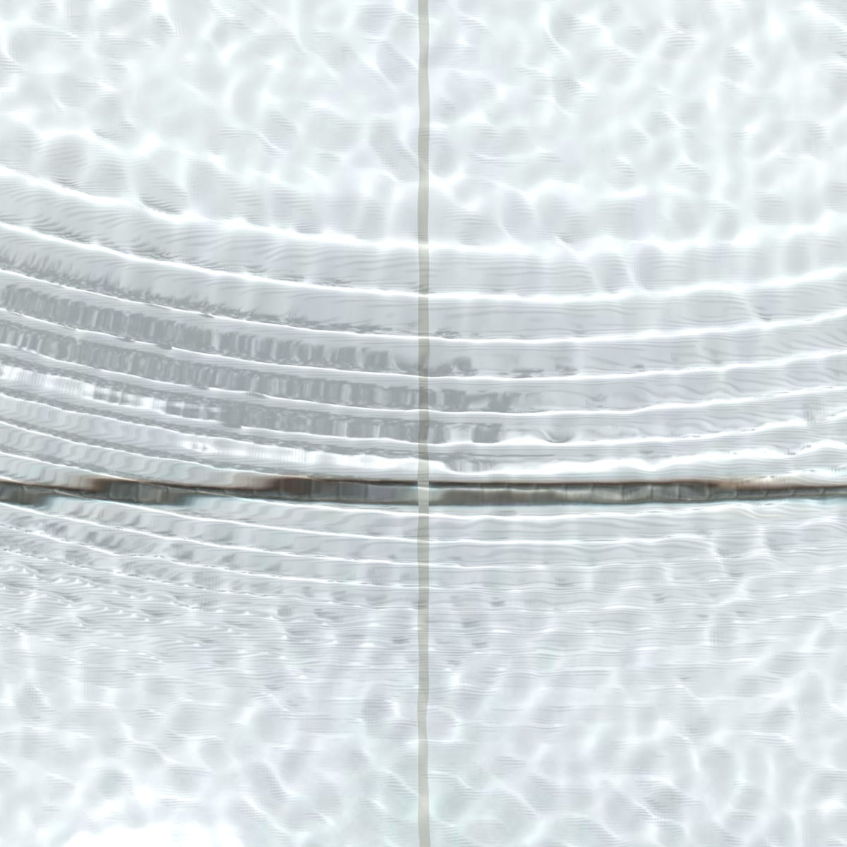 VitrA White Gloss Mosaic 100x100mm under water
