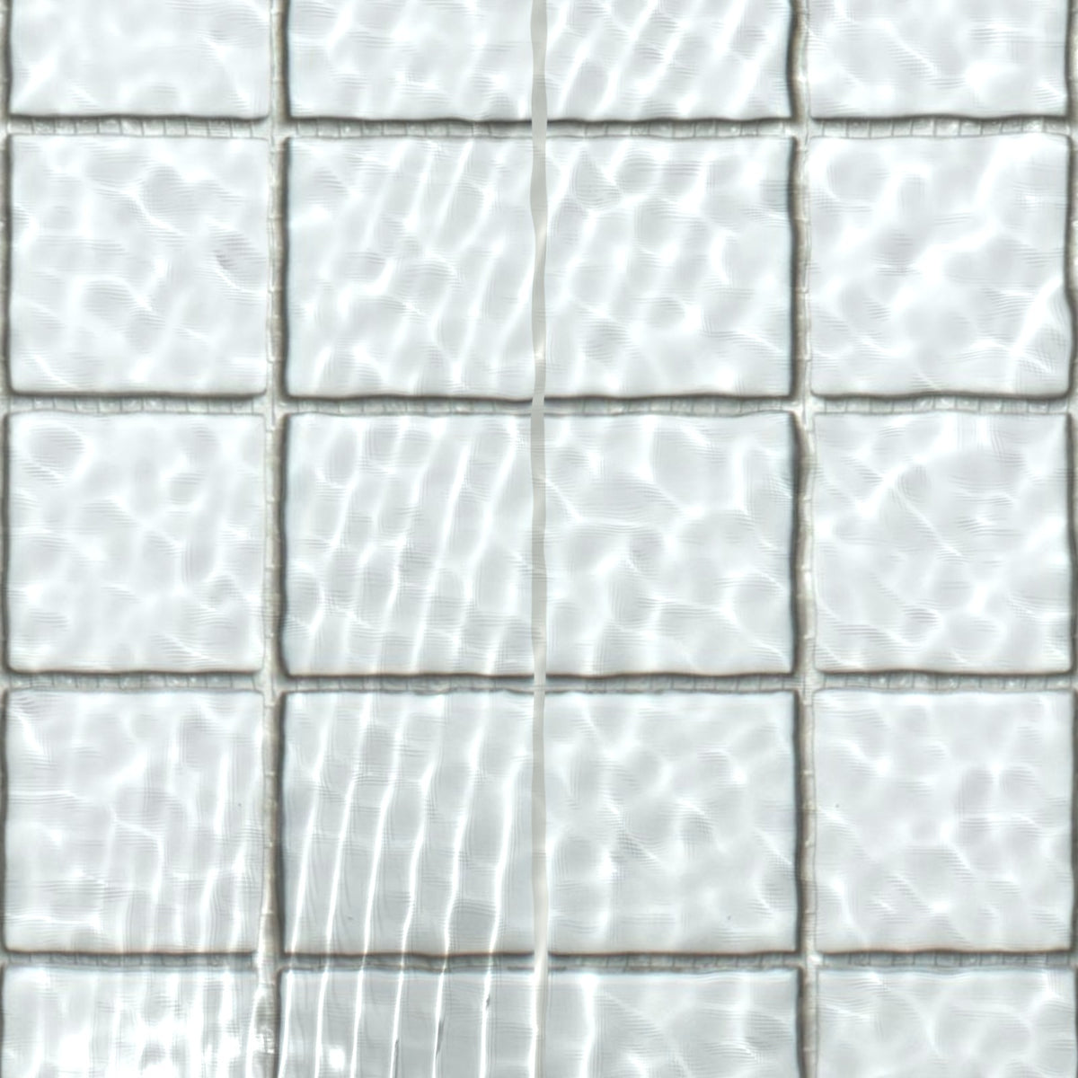 VitrA White Gloss Mosaic 50x50mm under water