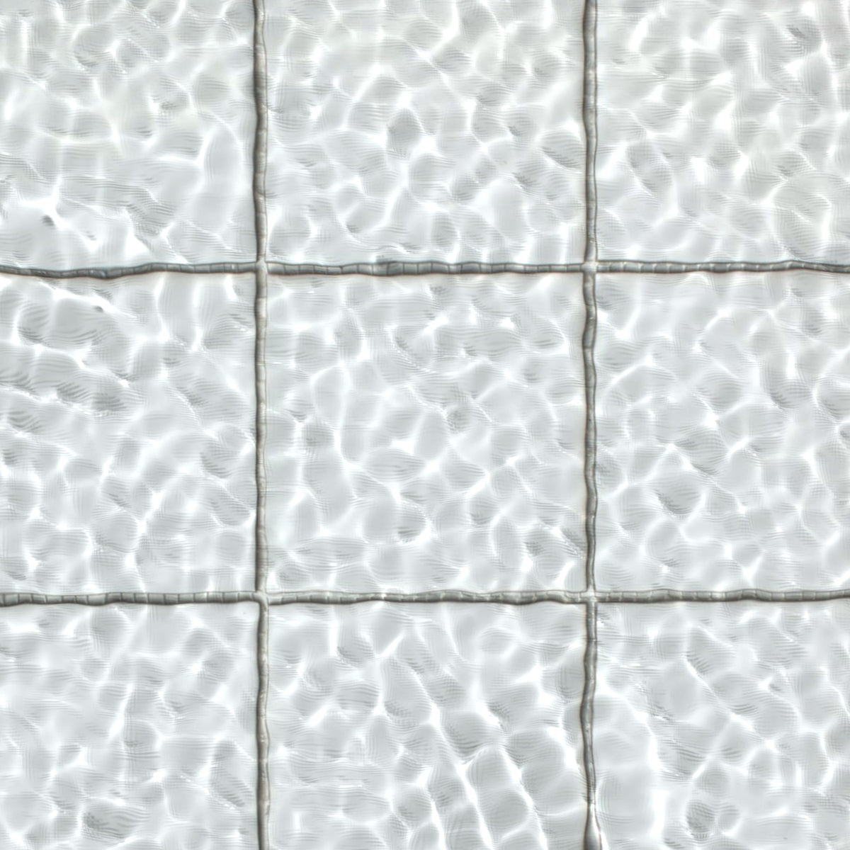 VitrA White Matt Mosaic 100x100mm under water