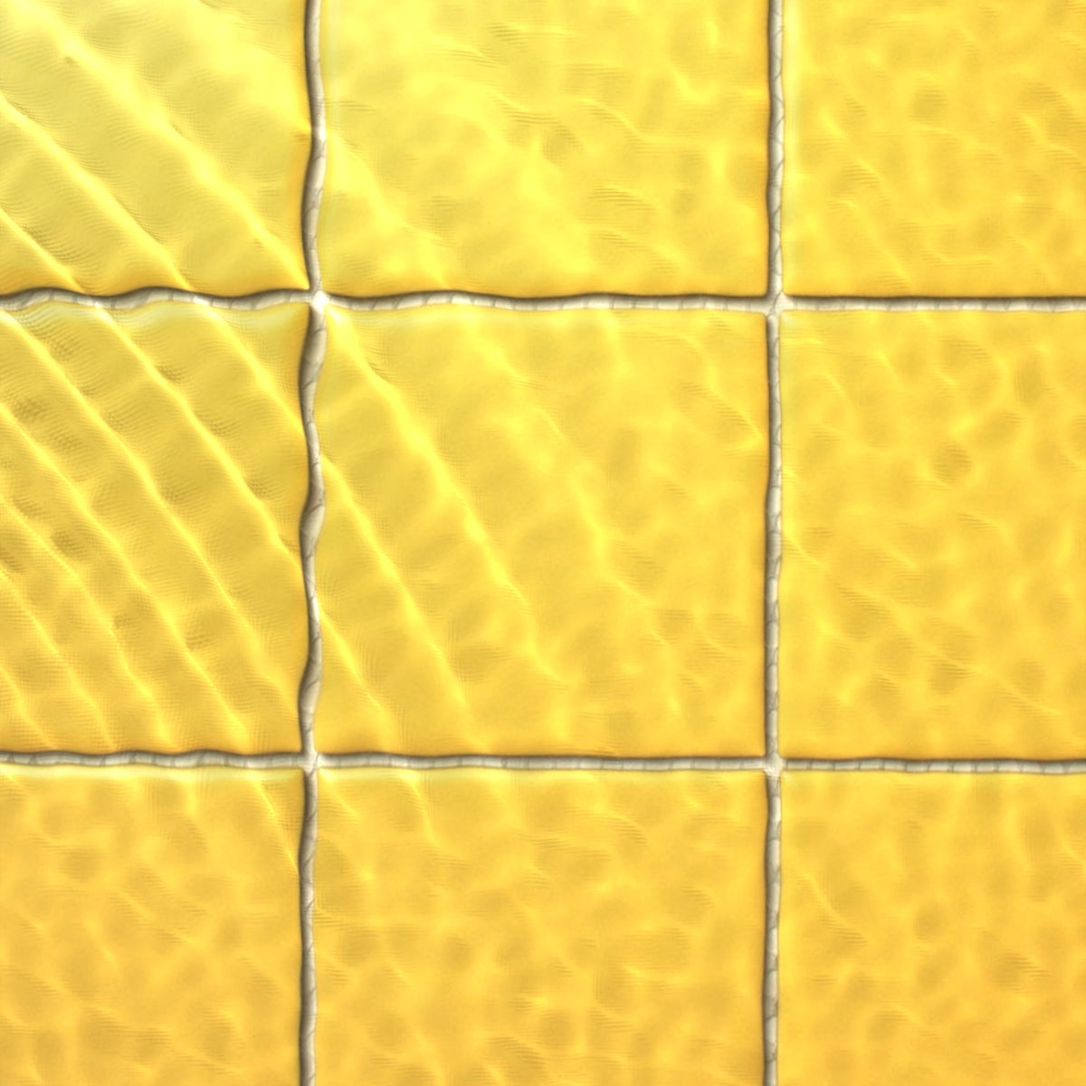 VitrA Yellow Matt Mosaic 100x100mm under water
