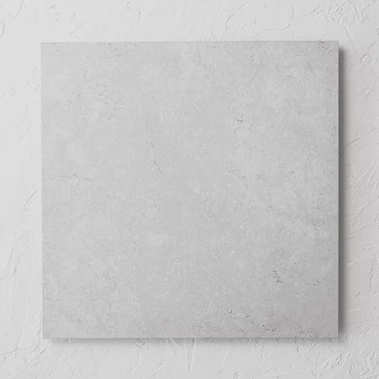 Dino Bianco Rectified Paver 600X600X20Mm tile shown in hand