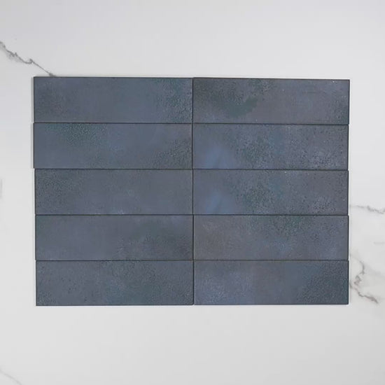 Greenland Cobalt Matt 64x223mm tile video