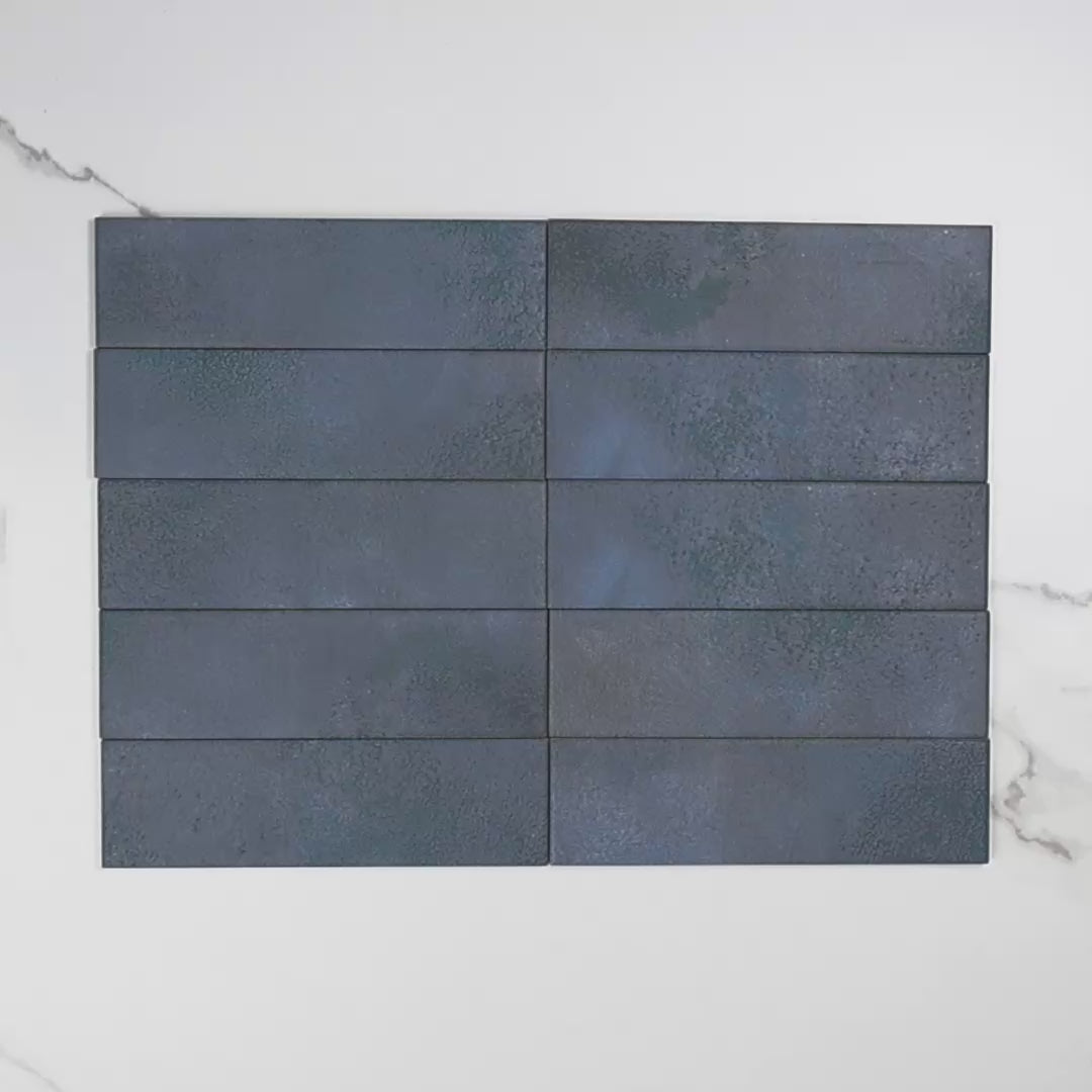 Greenland Cobalt Matt 64x223mm tile video