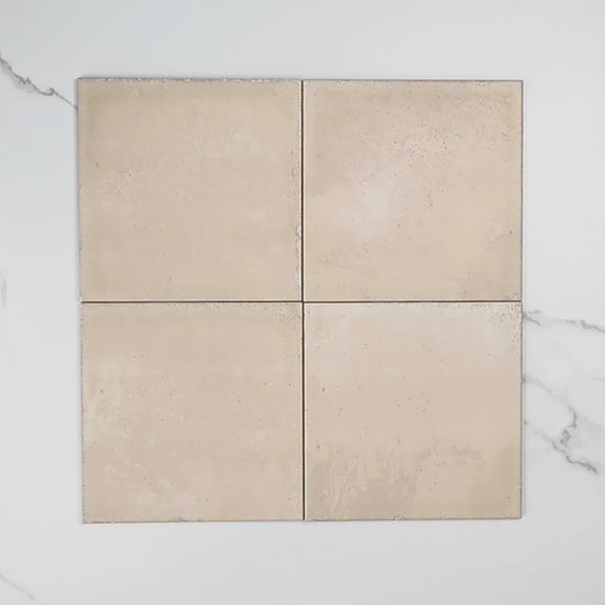 Atlantique Amande Matt 200x200mm tile video