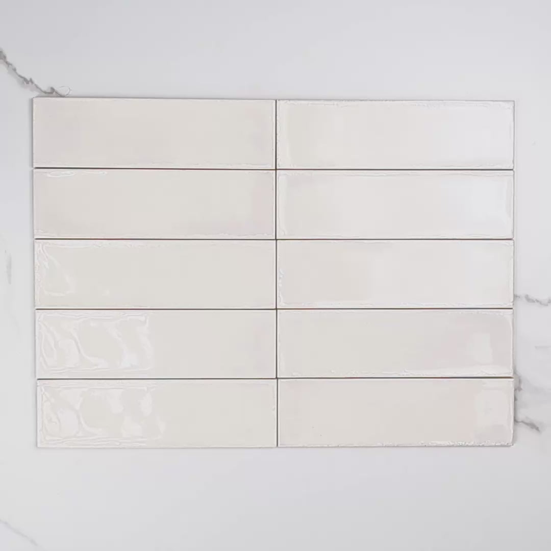 Atlantique Blanc Gloss 69x240mm tile video