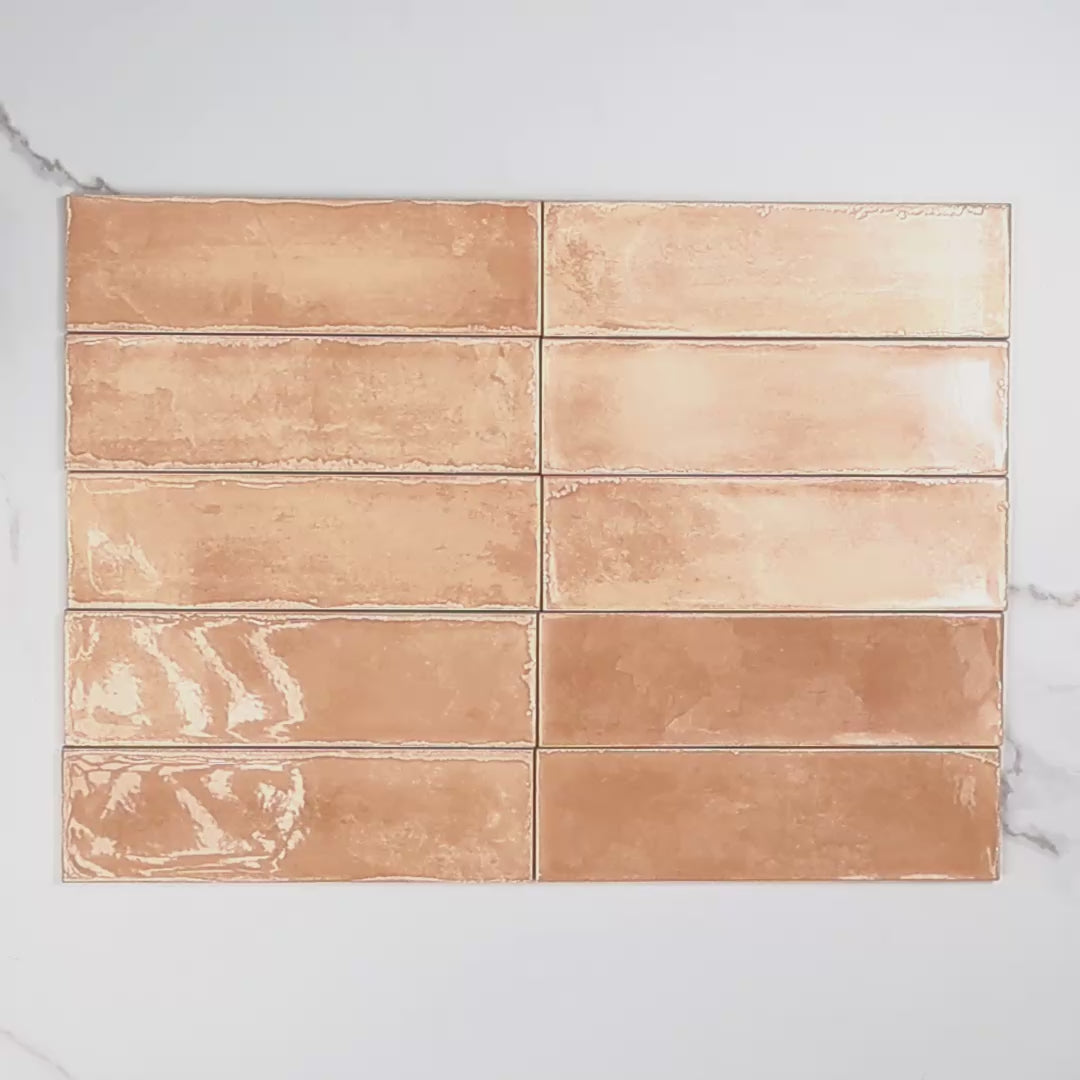Atlantique Cotto Gloss 69x240mm tile video