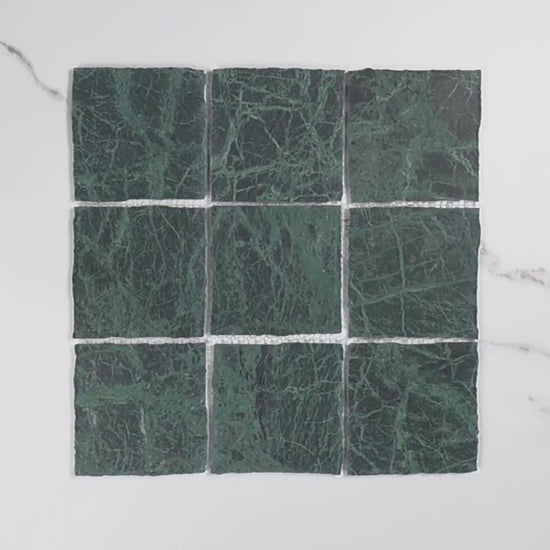 Elementa Verdi Alpi Mosaic 100x100mm tile video