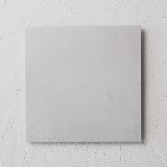 Kiewarra White 450X450Mm tile shown in hand