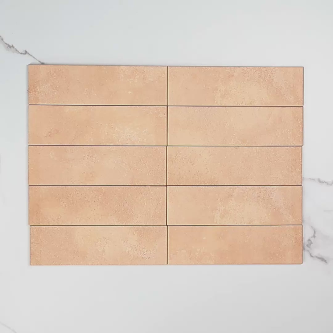 Greenland Peach Matt 64x223mm tile video