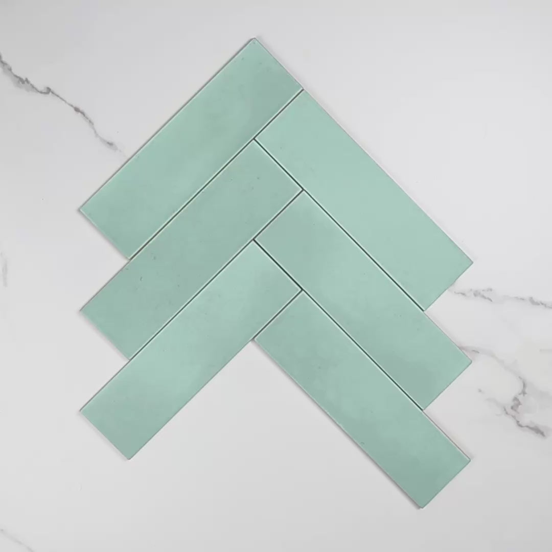 Milano Menta Matt 69x240mm tile video