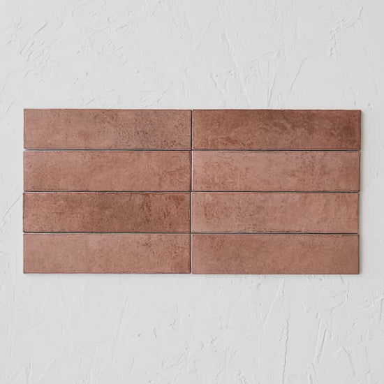 Bricks Mattone Glossy Bricks Mattone Glossy 60X246 tile shown in hand