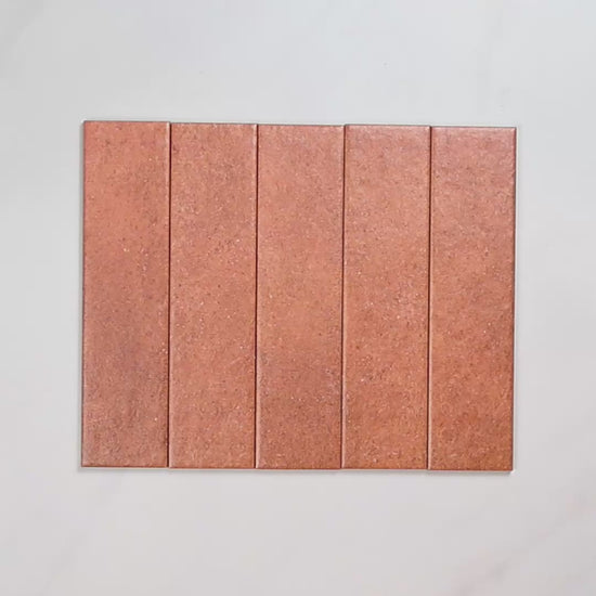 Brickworks Rosso Matt 60x240mm tile video