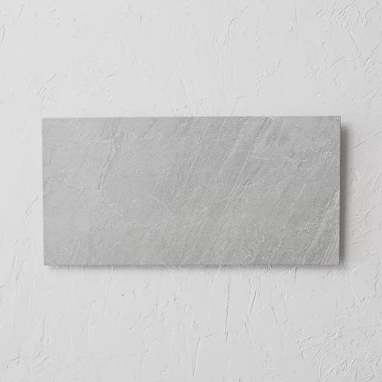 Dolomite Grey 300X600Mm tile shown in hand