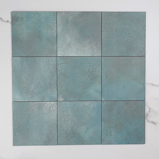 Greenland Teal Anti-Slip 147x147mm tile video