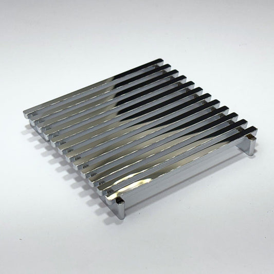 Retro Floor Waste Cover Chrome 115x115mm