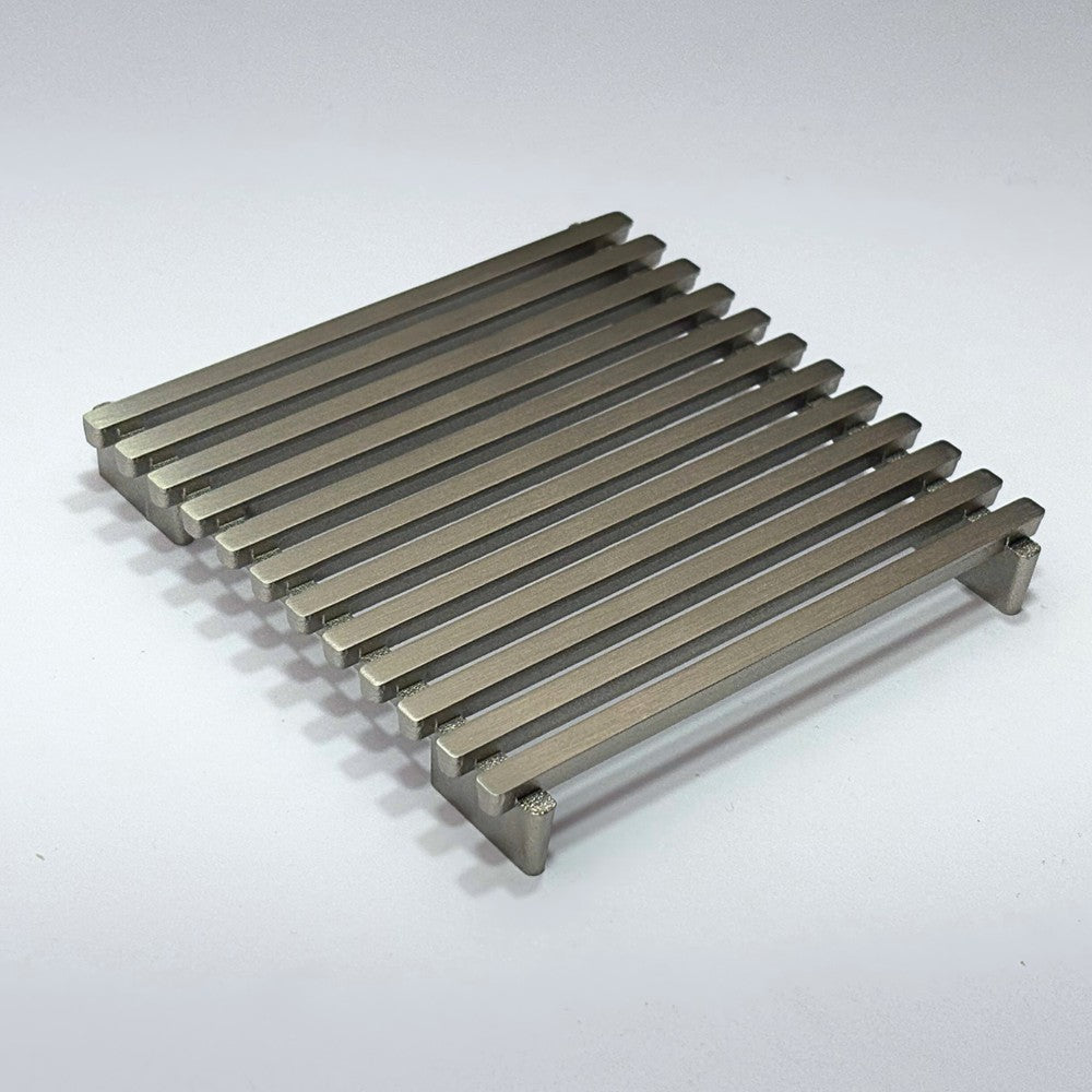 Retro Floor Waste Cover Satin Nickel 115x115mm