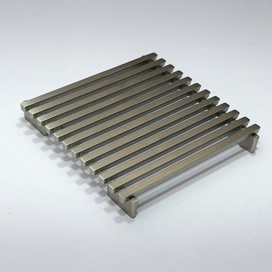 Retro Floor Waste Cover Satin Nickel 115x115mm