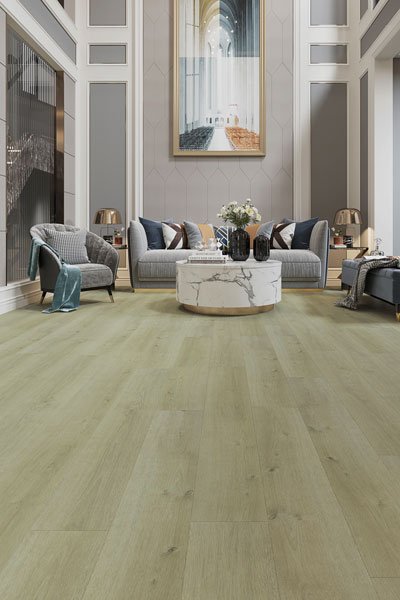 Ivory White Urban Laminate 12mm Flooring 12mm