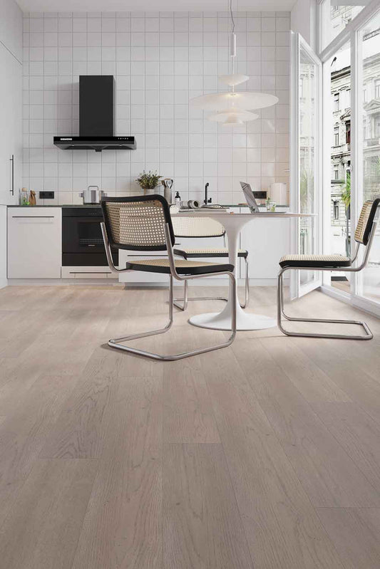 Koala Grey Elegant SPC Hybrid 6.5mm Flooring 5+1.5mm