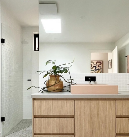 White Gloss Porcelain Glazed 48x48mm Square
