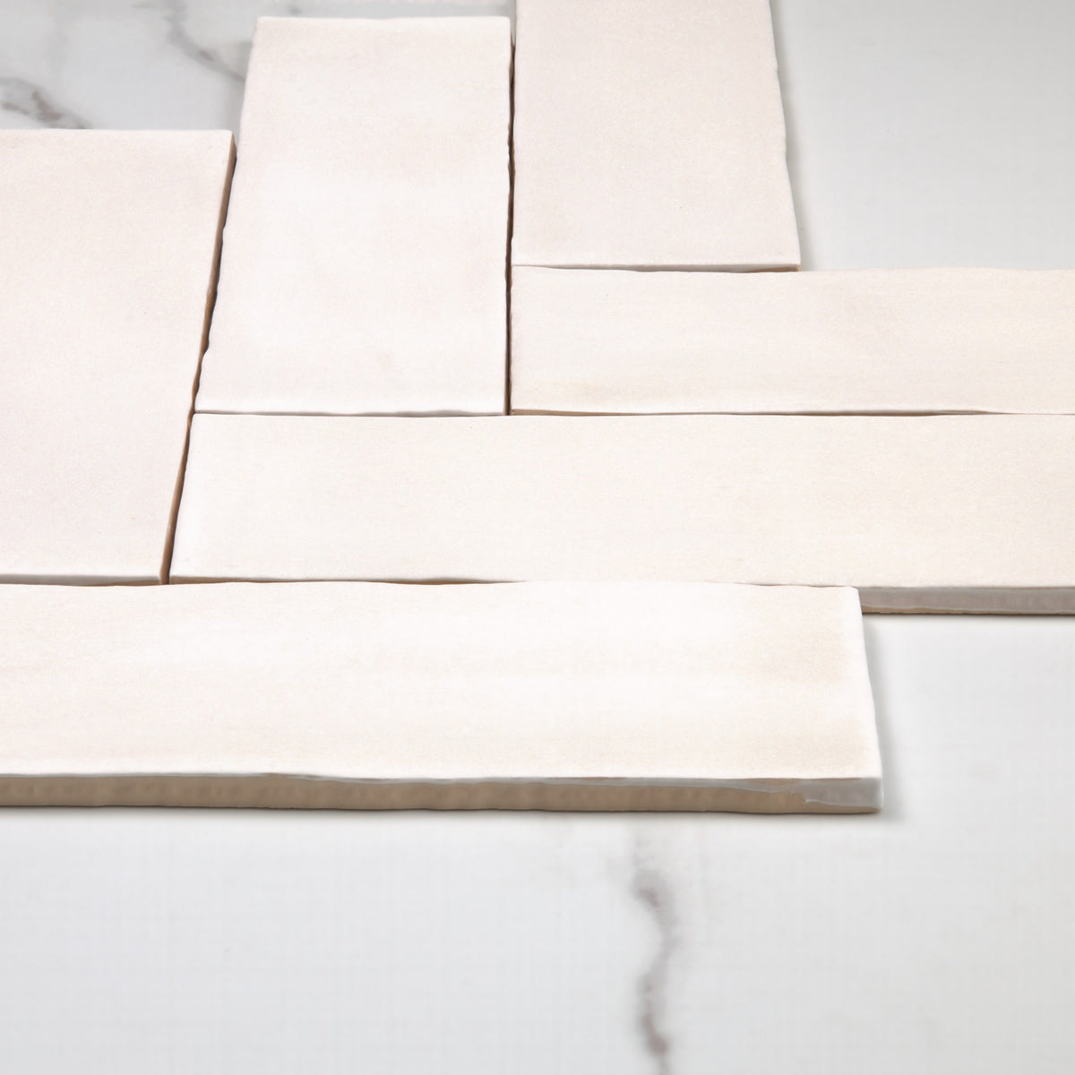 Tabarca Blanco Matt 75x230mm angle view