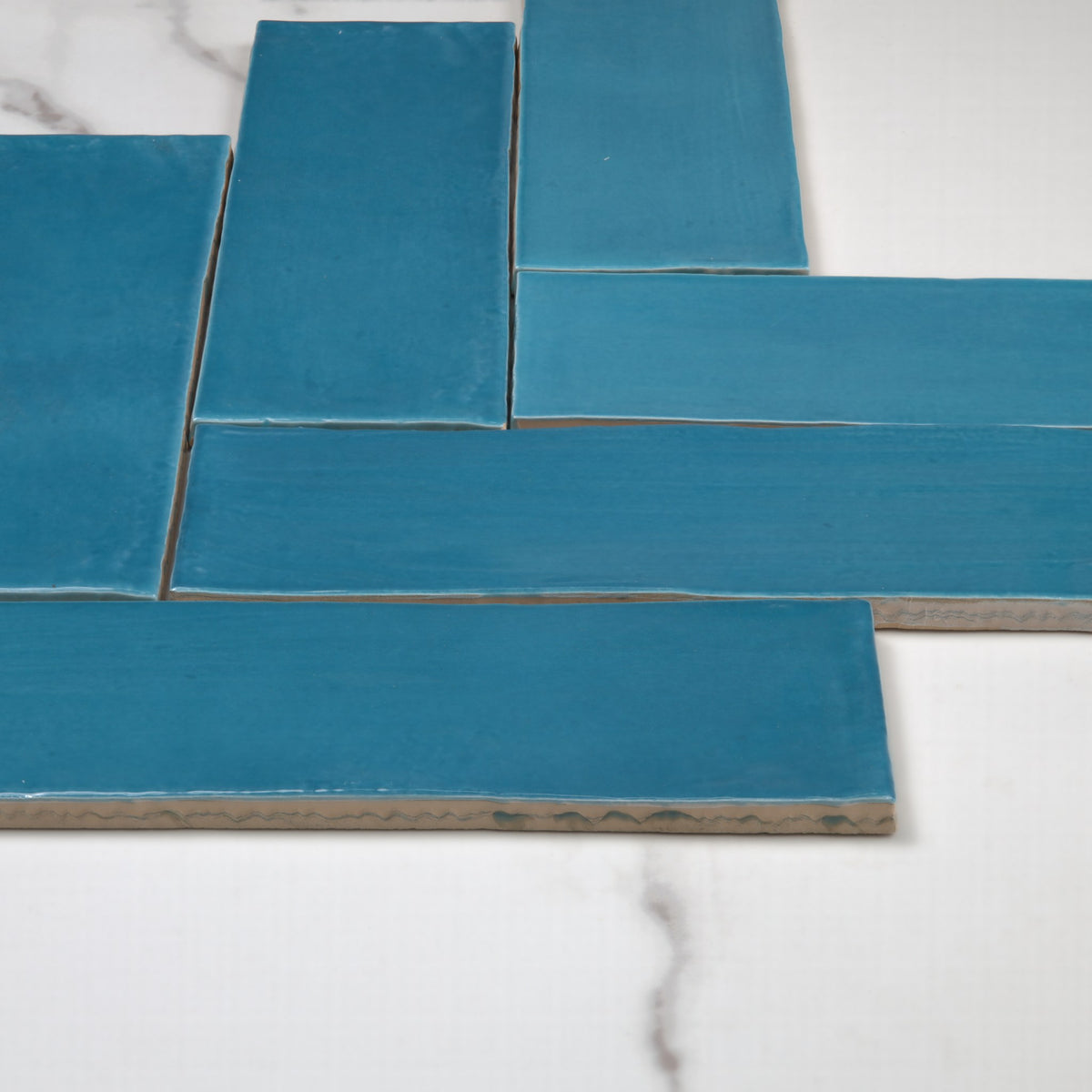 Tabarca Cielo Gloss 75x230mm angle view