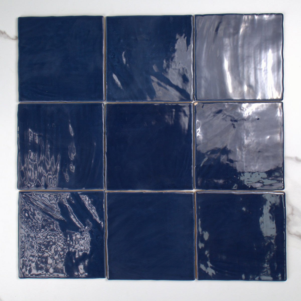 Tabarca Marino Gloss 150x150mm top view
