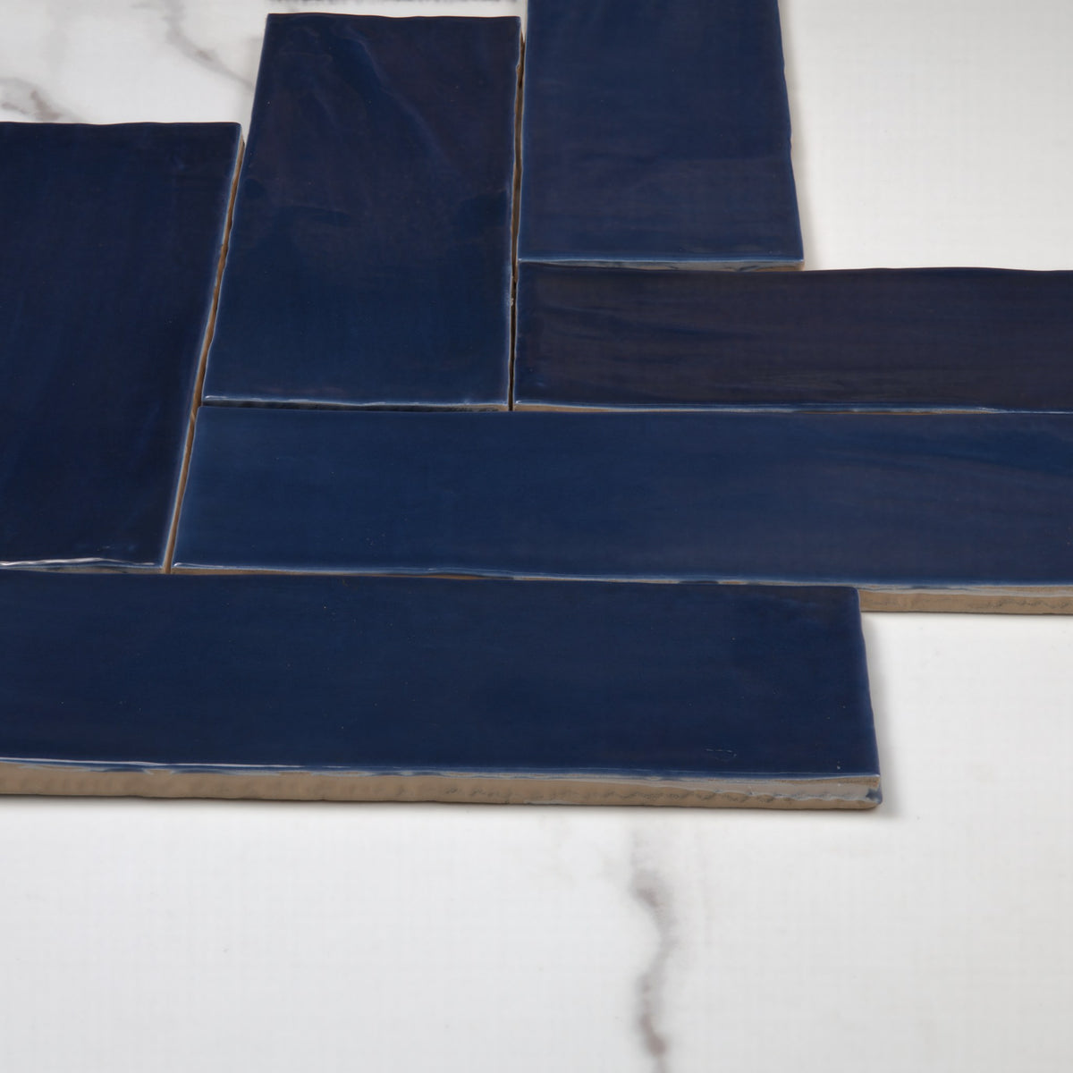 Tabarca Marino Gloss 75x230mm angle view