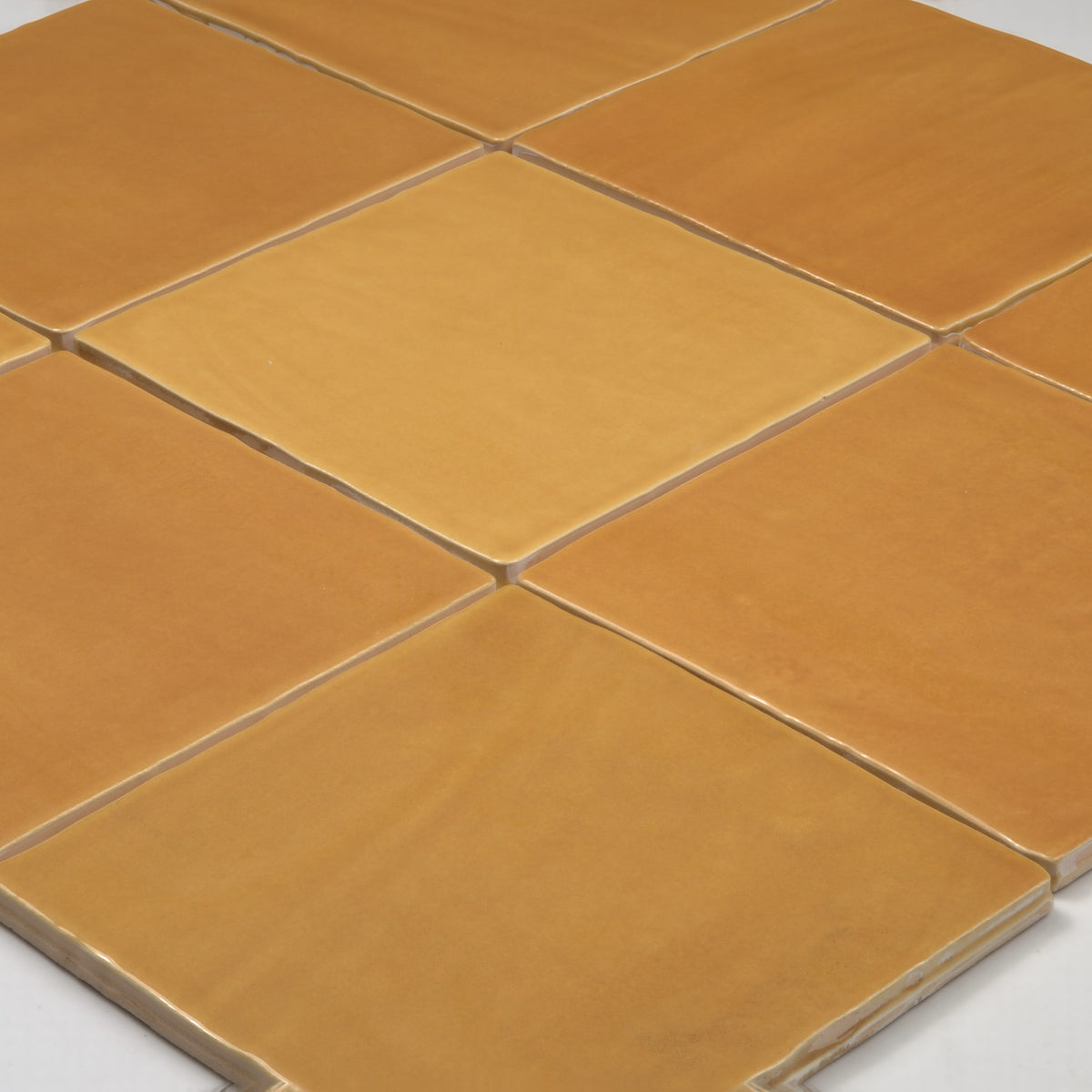 Tabarca Miel Gloss 150x150mm angle view