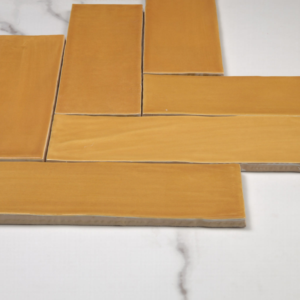 Tabarca Miel Gloss 75x230mm angle view