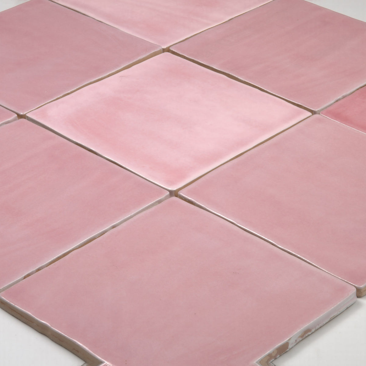 Tabarca Rosa Gloss 150x150mm angle view
