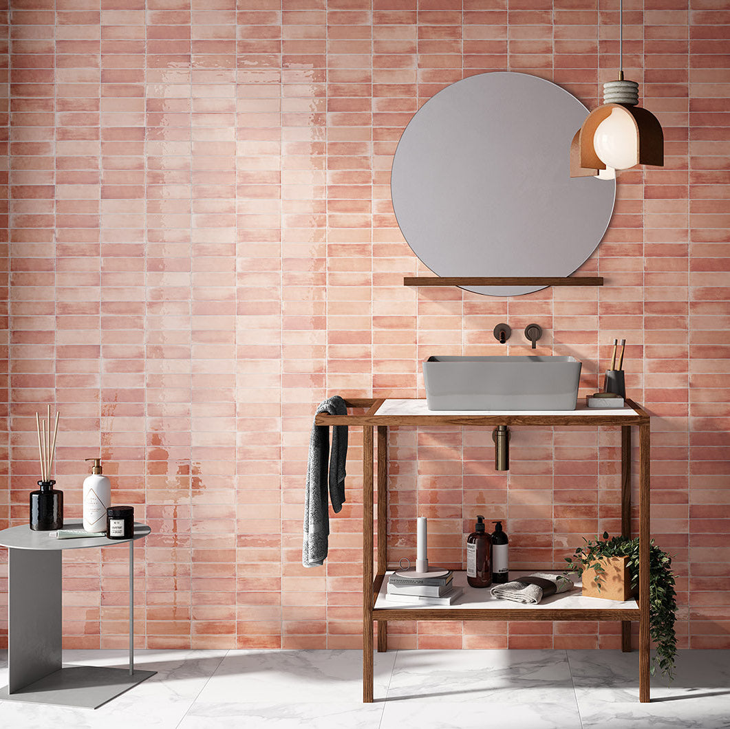 T-Brick Apricot Gloss Subway 52x160mm