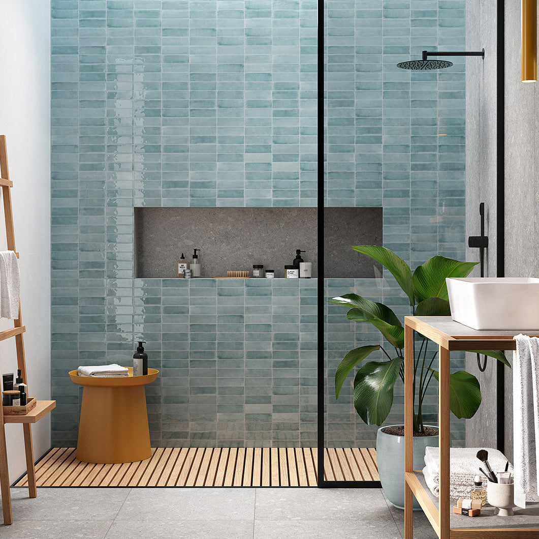 T-Brick Cerulean Gloss Subway 52x160mm
