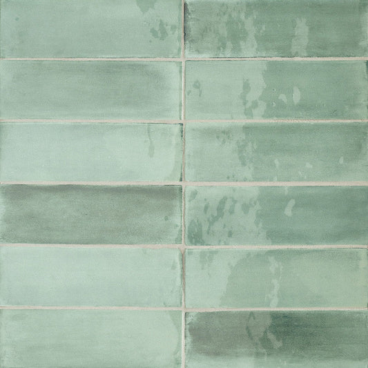 T-Brick Eucalyptus Gloss Subway 52x160mm
