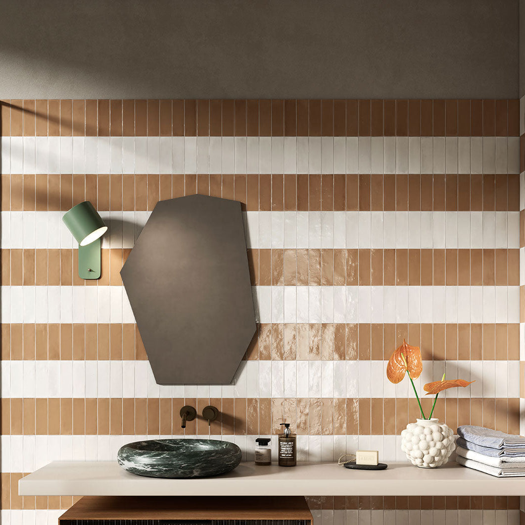 T-Brick Ivory Glow Gloss Subway 52x160mm