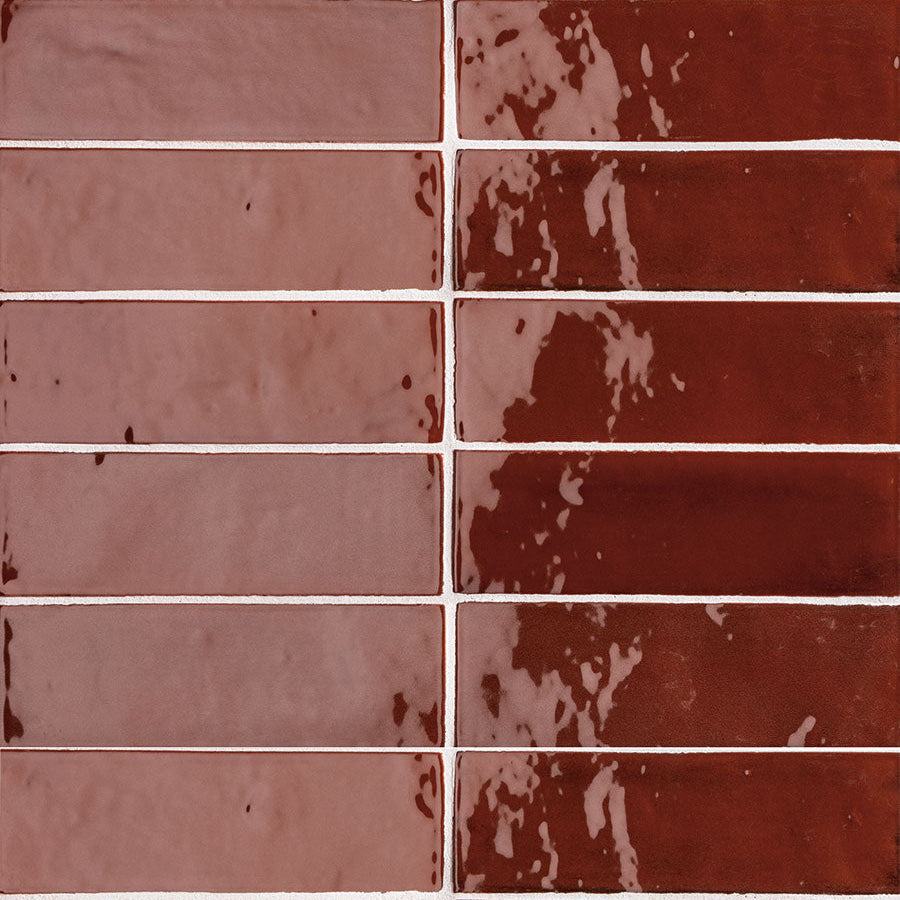 T-Brick Vivid Ruby Gloss Subway 52x160mm