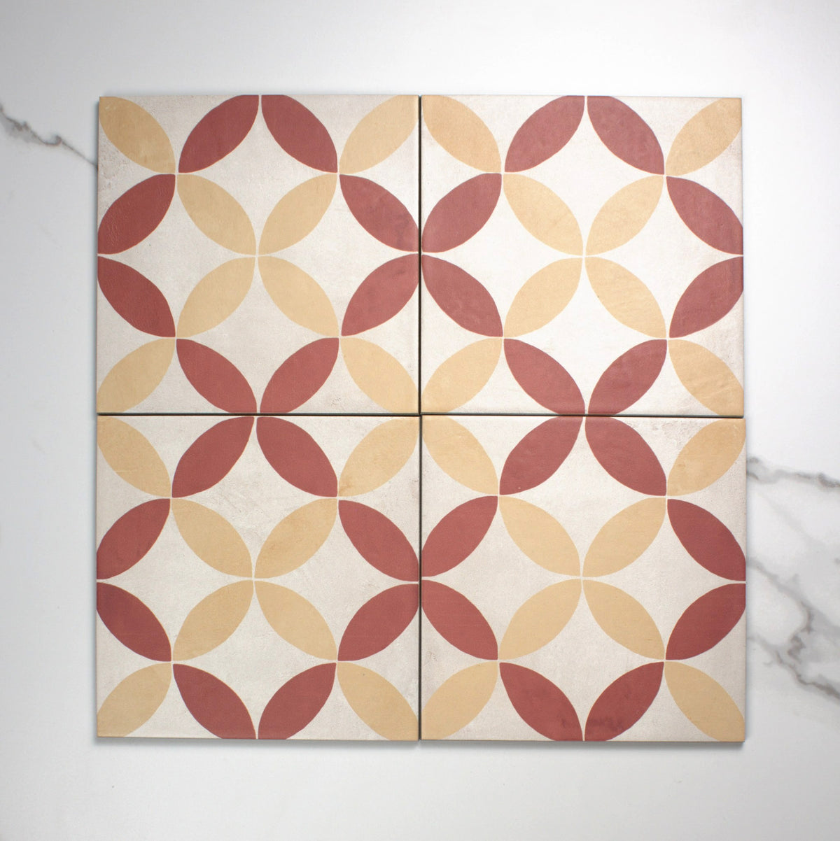 terra art astro tramonto crema 200x200mm top view
